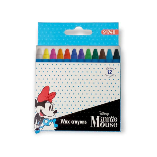 Picture of WAX CRAYONS MINNIE MOUSE X12 PCS
